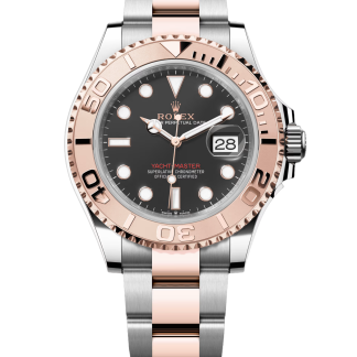 【Super Clone】Rolex Yacht-Master 126621 EverRose Gold Black Dial 40MM Mens Replica Watch