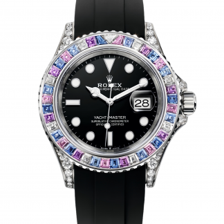【Super Clone】Rolex Yacht Master 40 Gem Set 126679SABR 0002 Black Dial Watch