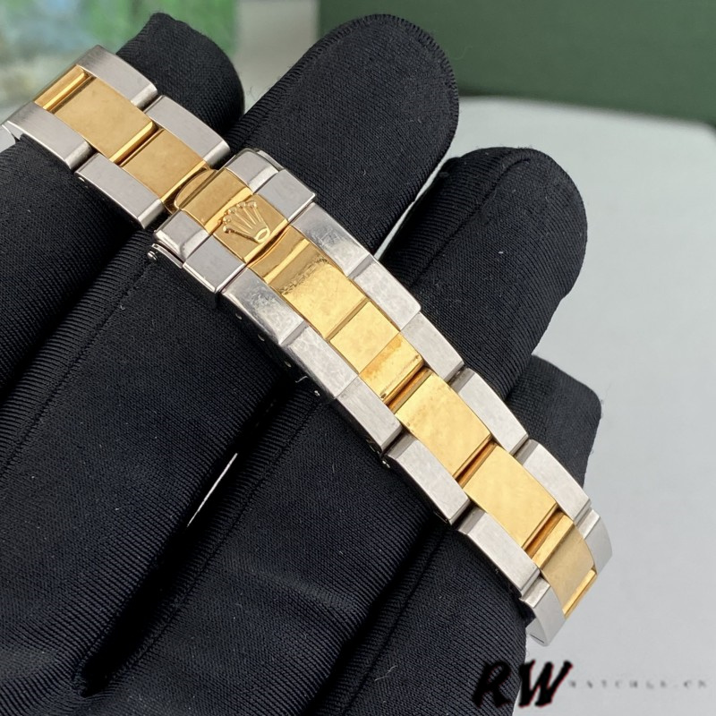 【Super Clone】Rolex Yacht-Master 169623 Steel Yellow Gold Blue Dial 29MM Lady Replica Watch