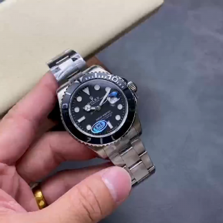【Super Clone】Rolex Yacht Master Black Dial Titanium 226627 0001 42mm Men's Watch