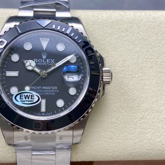 【Super Clone】Rolex Yacht Master Black Dial Titanium 226627 0001 42mm Men's Watch