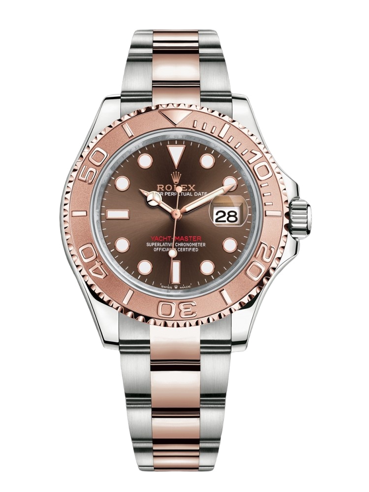 【Super Clone】Rolex Yacht Master II 116621 Chocolate Dial Rose Gold 40mm Mens Replica Watch