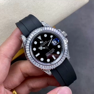 【Super Clone】Rolex Yacht Master White Gold 42mm 226679TBR Bagutte bezel Black Dial