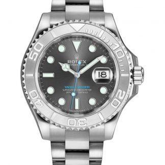【Super Clone】Rolex Yacht-Master 116622 Stainless Steel Grey Dial 40mm Mens Replica Watch