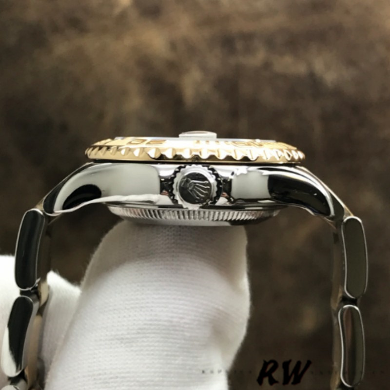 【Super Clone】Rolex Yacht-Master 169623 Steel Yellow Gold White Dial 29MM Lady Replica Watch