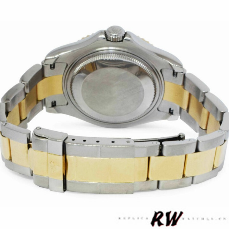【Super Clone】Rolex Yacht-Master 168623 Steel and Gold Blue Dial 35MM Unisex Replica Watch