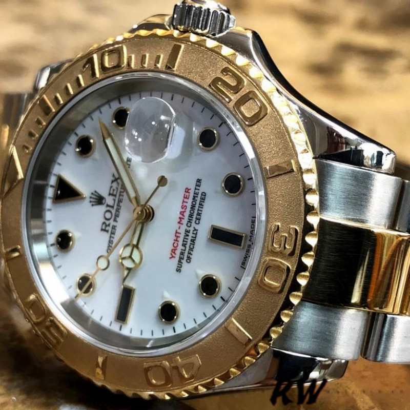 【Super Clone】Rolex Yacht-Master 16623 Gold Bezel 40mm Mens replica Watch