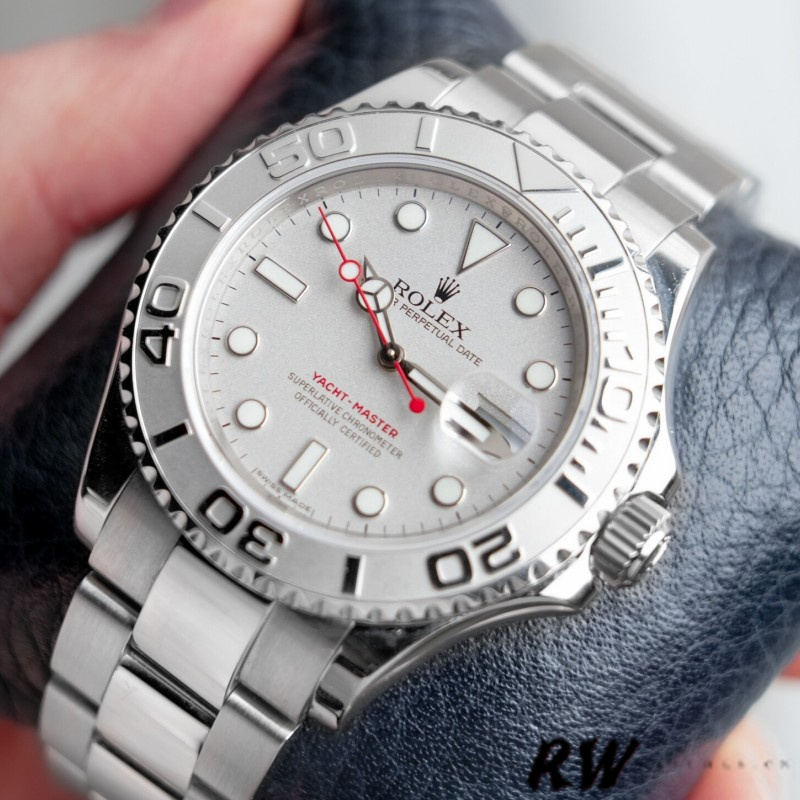 【Super Clone】Rolex Yacht Master 16622 Silver Dial 40mm Mens replica watch