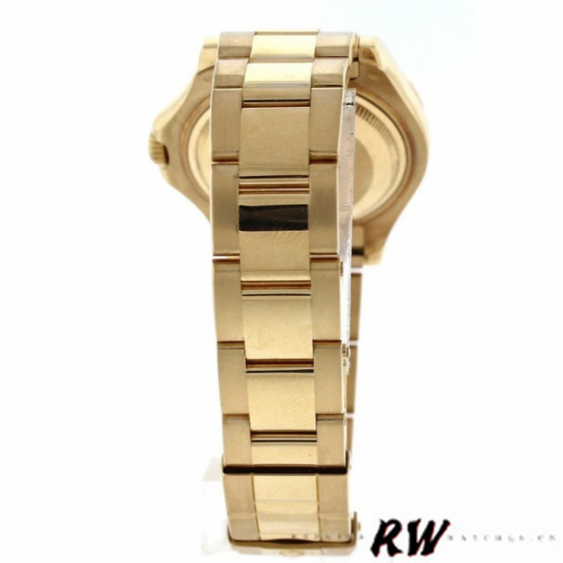 【Super Clone】Rolex Yacht-Master 169628 Yellow Gold Grey Dial 29MM Lady Replica Watch