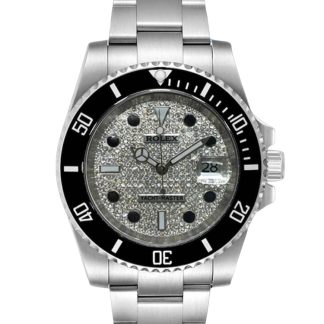 【Super Clone】Rolex Yacht-Master 116695 Stainless Steel Diamond Paved Dial 40MM Mens Replica Watch