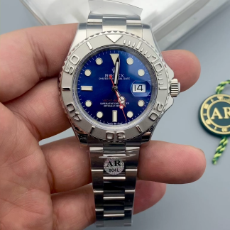 【Super Clone】Rolex Yacht-Master 126622 Platinum Bezel Blue Dial 40MM Mens Replica Watch