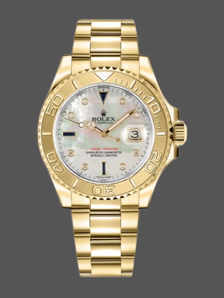【Super Clone】Rolex Yacht-Master 168628 MOP Dial 35mm Unisex Replica Watch
