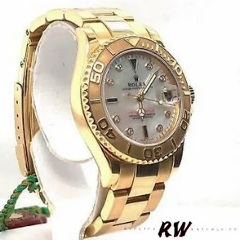 【Super Clone】Rolex Yacht-Master 168628 MOP Dial 35mm Unisex Replica Watch