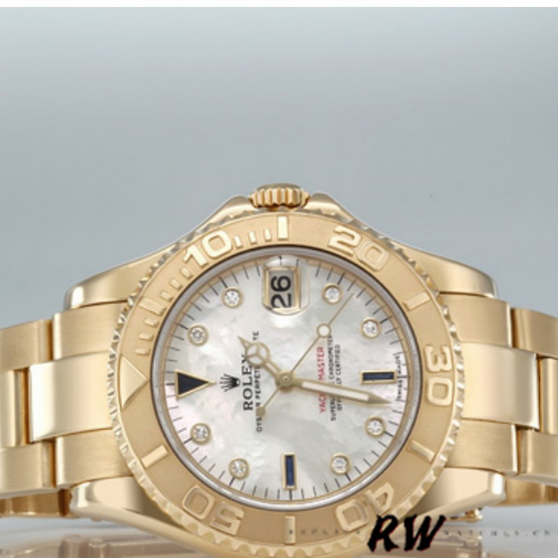 【Super Clone】Rolex Yacht-Master 168628 MOP Dial 35mm Unisex Replica Watch