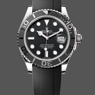 【Super Clone】Rolex Yacht-Master 226659 White Gold Black Dial 42mm Mens Replica Watch
