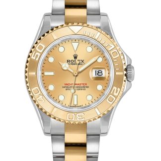 【Super Clone】Rolex Yacht-Master 168623 Steel Yellow Gold Champagne Dial 35MM Unisex Replica Watch