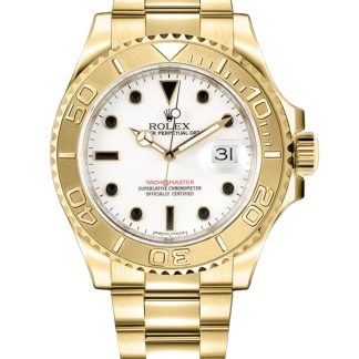 【Super Clone】Rolex Yacht-Master 16628 White Dial 40mm Mens replica Watch