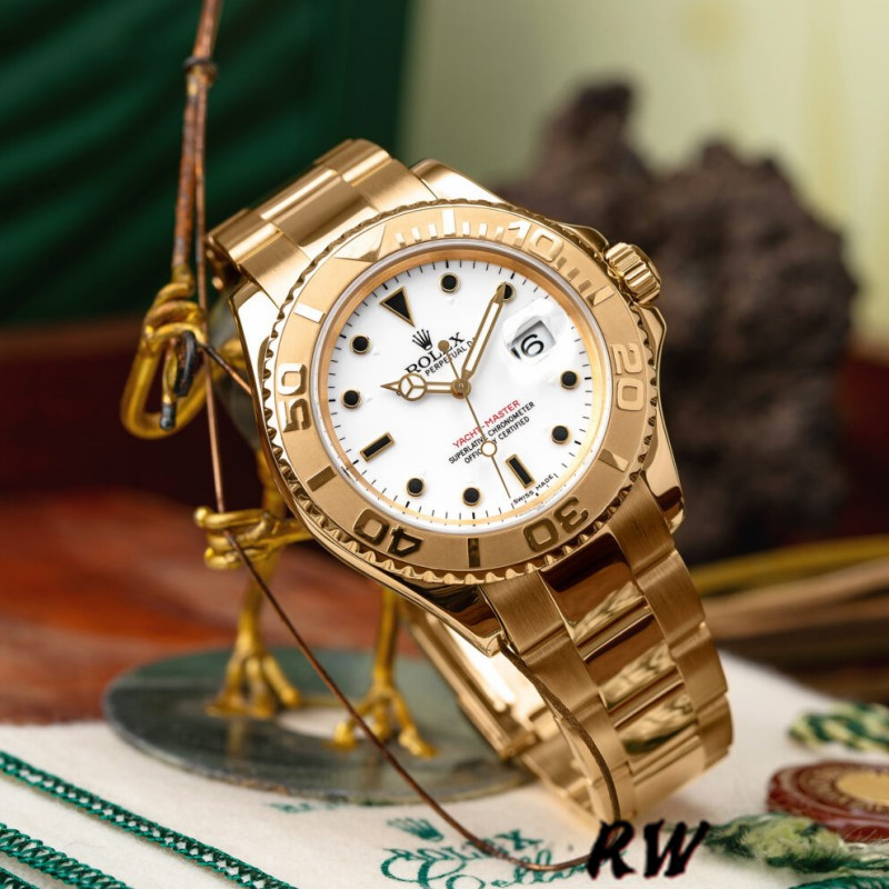 【Super Clone】Rolex Yacht-Master 16628 White Dial 40mm Mens replica Watch