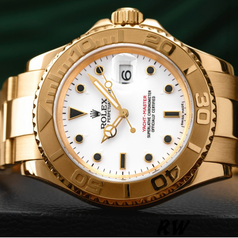 【Super Clone】Rolex Yacht-Master 16628 White Dial 40mm Mens replica Watch