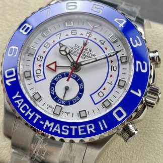 【Super Clone】Rolex Yacht-Master II 116680 White Square Dial 44mm Mens Replica Watch