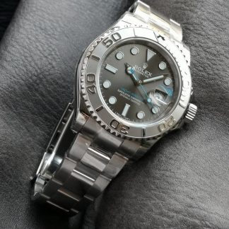 【Super Clone】Rolex Yacht-Master 126622 Platinum Bezel Dark Rhodium Grey Dial 40MM Mens Replica Watch