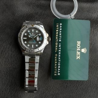 【Super Clone】Rolex Yacht-Master 126622 Platinum Bezel Dark Rhodium Grey Dial 40MM Mens Replica Watch