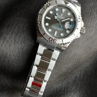 【Super Clone】Rolex Yacht-Master 126622 Platinum Bezel Dark Rhodium Grey Dial 40MM Mens Replica Watch