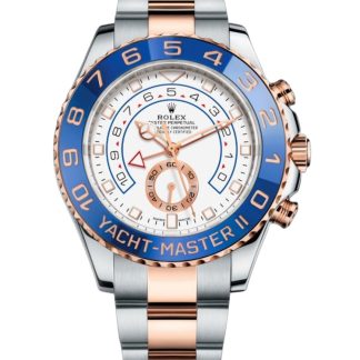 【Super Clone】Rolex Yacht-Master II 116681 White dial 44mm Mens replica Watch