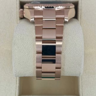 【Super Clone】RLX  Sky-Dweller 42mm Rose Gold Blue Dial Oyster - 336935