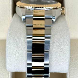 【Super Clone】RLX  Sky-Dweller 42mm Two-Tone Yellow Gold Black Dial Oyster - 336933 - New 2025