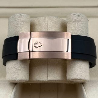 【Super Clone】RLX  Sky-Dweller 42mm Rose Gold White Dial Oysterflex - 336235