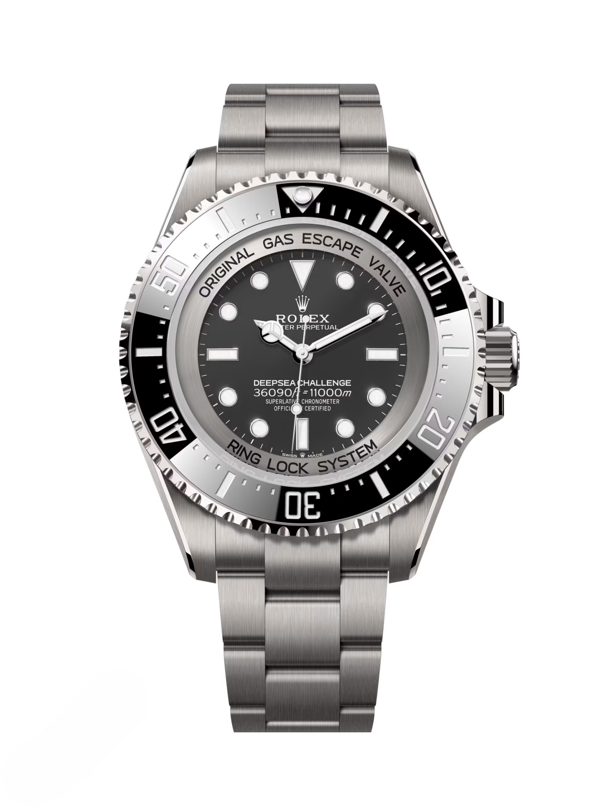 【Super Clone】Rolex Sea-Dweller Deepsea Challenge Black Dial 50mm RLX Titanium 126067-0002