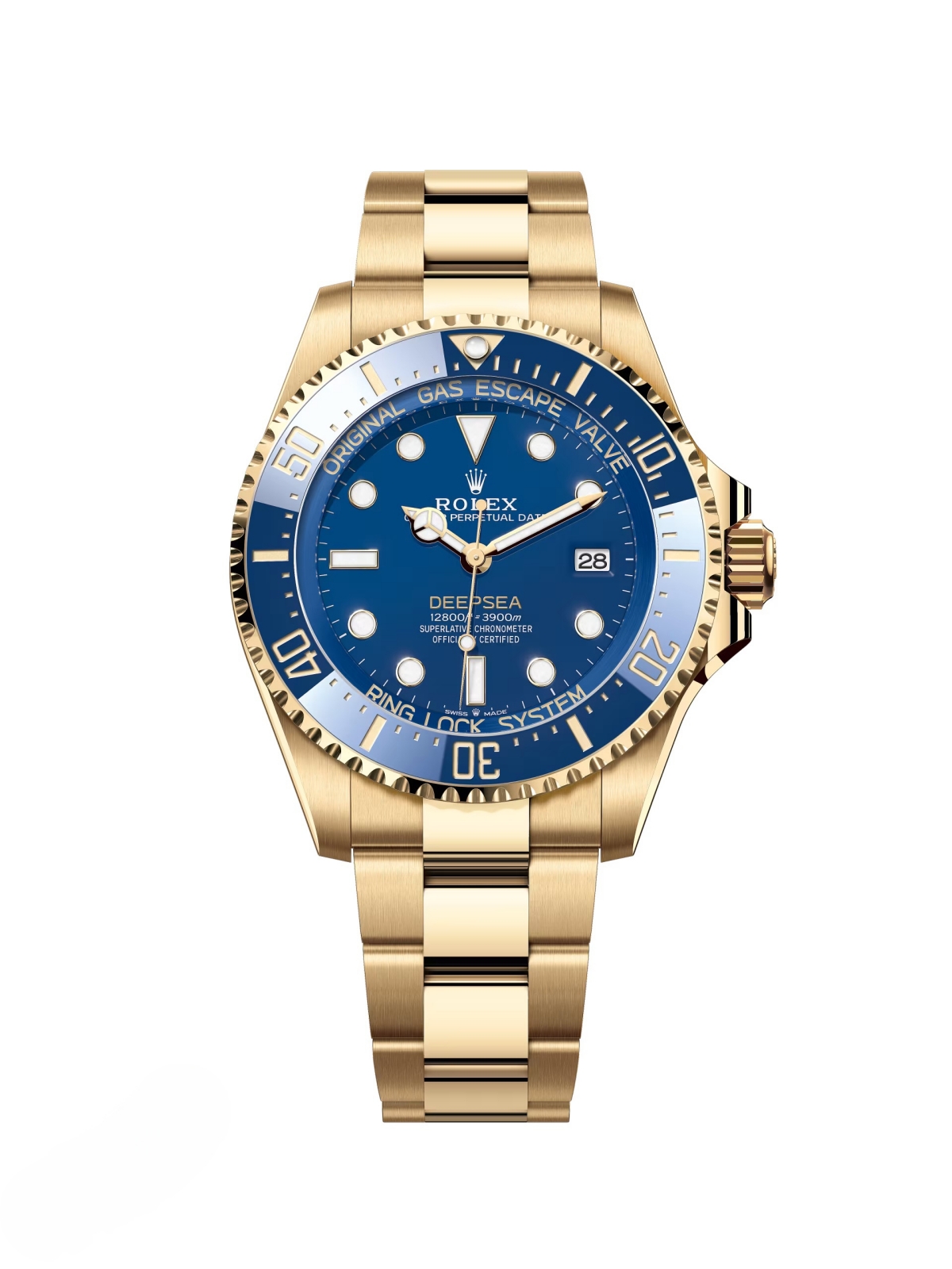 【Super Clone】Rolex Deepsea 44mm 136668LB-0001 Blue Dial Oyster Bracelet