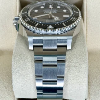 【Super Clone】Rolex Deepsea Black Dial and Bezel Oyster Bracelet 44mm Watch  m136660-0006