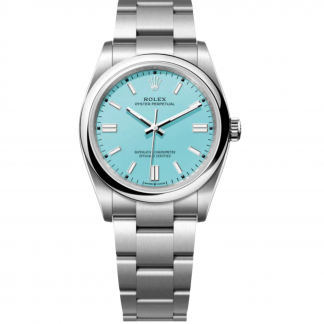 Rolex 124300 Oyster Perpetual 41mm Oyster Perpetual Turquoise Index Dial