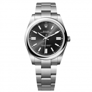 Rolex  Oyster-Perpetual 41mm 124300-0002 Stainless Steel Black Index Dial Watch