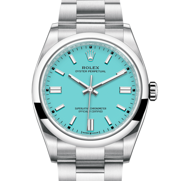 【Super Clone】R124300 Oyster Perpetual 41 "Tiffany Blue" Brand New