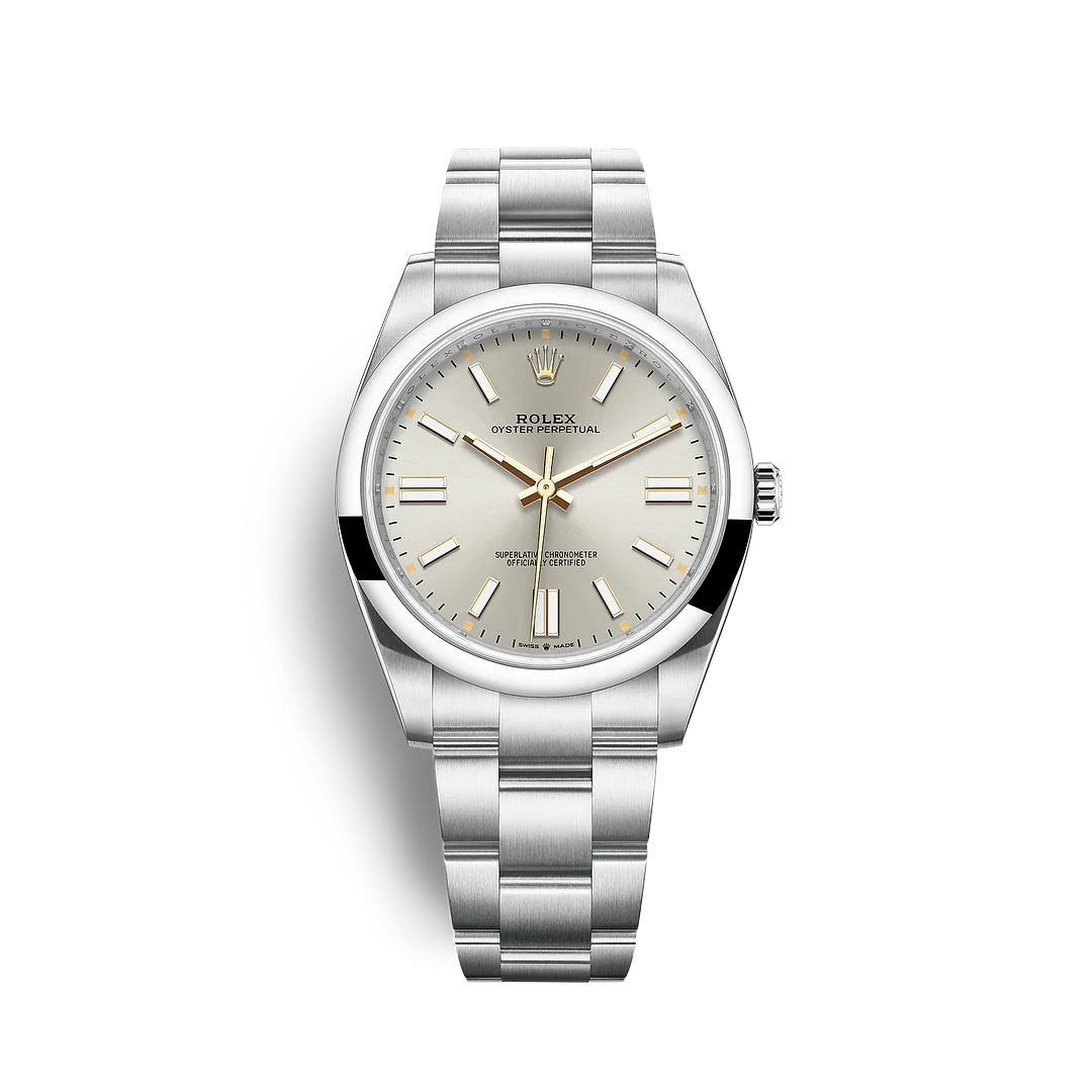 【Super Clone】R124300 Oyster-Perpetual Silver - New