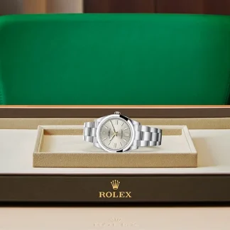 【Super Clone】R124300 Oyster-Perpetual Silver - New