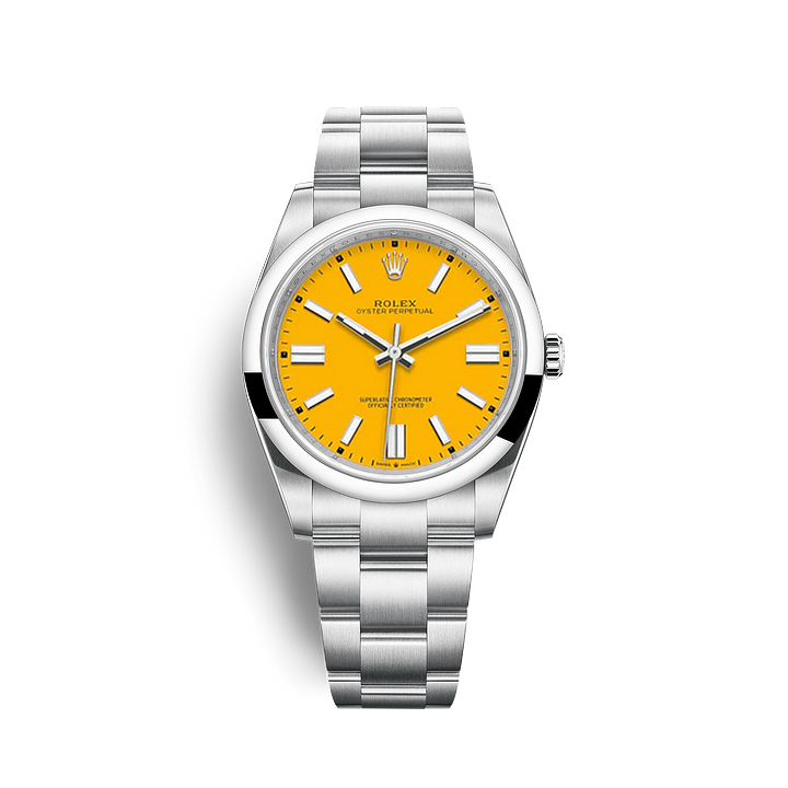 【Super Clone】R124300 Oyster-Perpetual Yellow - New