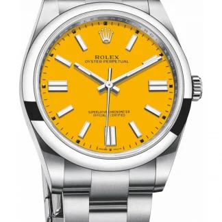 【Super Clone】R124300 Oyster-Perpetual Yellow - New