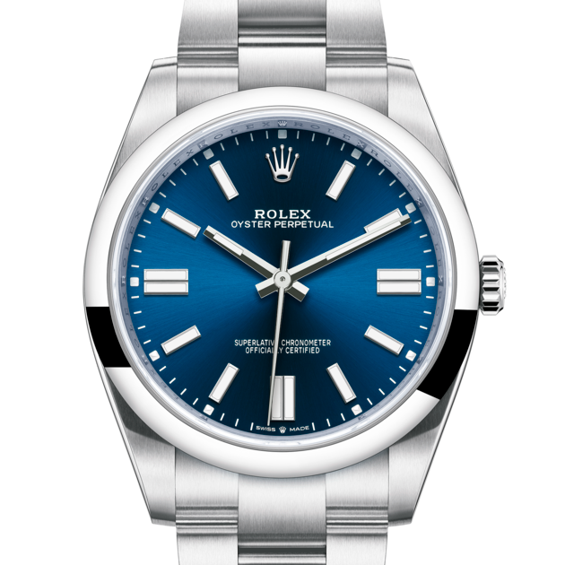【Super Clone】R124300 Oyster Perpetual 41 'Bright Blue' Brand - New