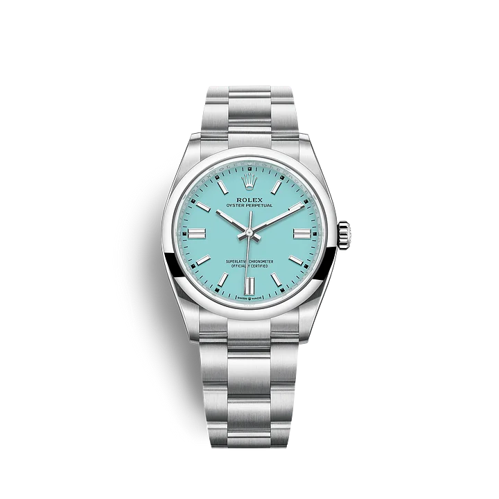 【Super Clone】R 124300 Oyster Perpetual 41 "Tiffany Blue" Brand New
