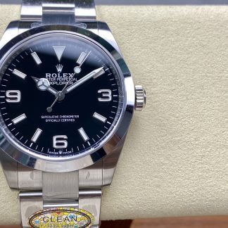 【Super Clone】Rolex Explorer 224270 Stainless Steel Black Dial 40MM