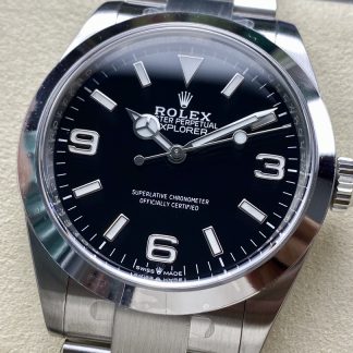 【Super Clone】Rolex Explorer 224270 Stainless Steel Black Dial 40MM