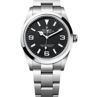 【Super Clone】Rolex Explorer 124270 0001 Black Dial Stainless Steel 36MM