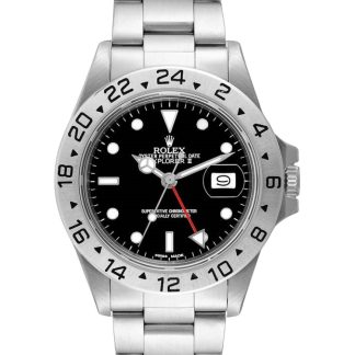 【Super Clone】Rolex Explorer II 16550 Stainless Steel Black Dial 39MM Mens Replica Watch