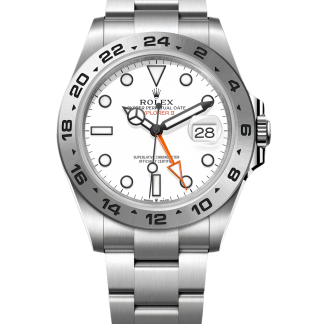 【Super Clone】Rolex Explorer II m226570 0001 Stainless Steel White Dial 42MM Mens Replica Watch