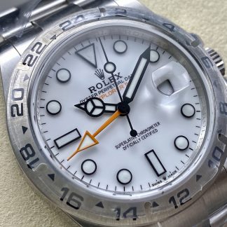【Super Clone】Rolex Explorer II m226570 0001 Stainless Steel White Dial 42MM Mens Replica Watch