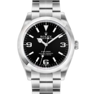 【Super Clone】Rolex Explorer 214270 Stainless Steel Black Dial 39mm Mens Replica Watch